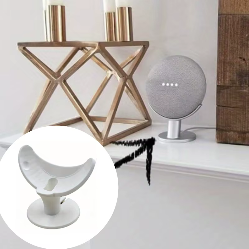 Smart Speaker Stand For Google Nest Home Mini Simple Desktop Base Stand Holder Protective Cover Storage Organizer